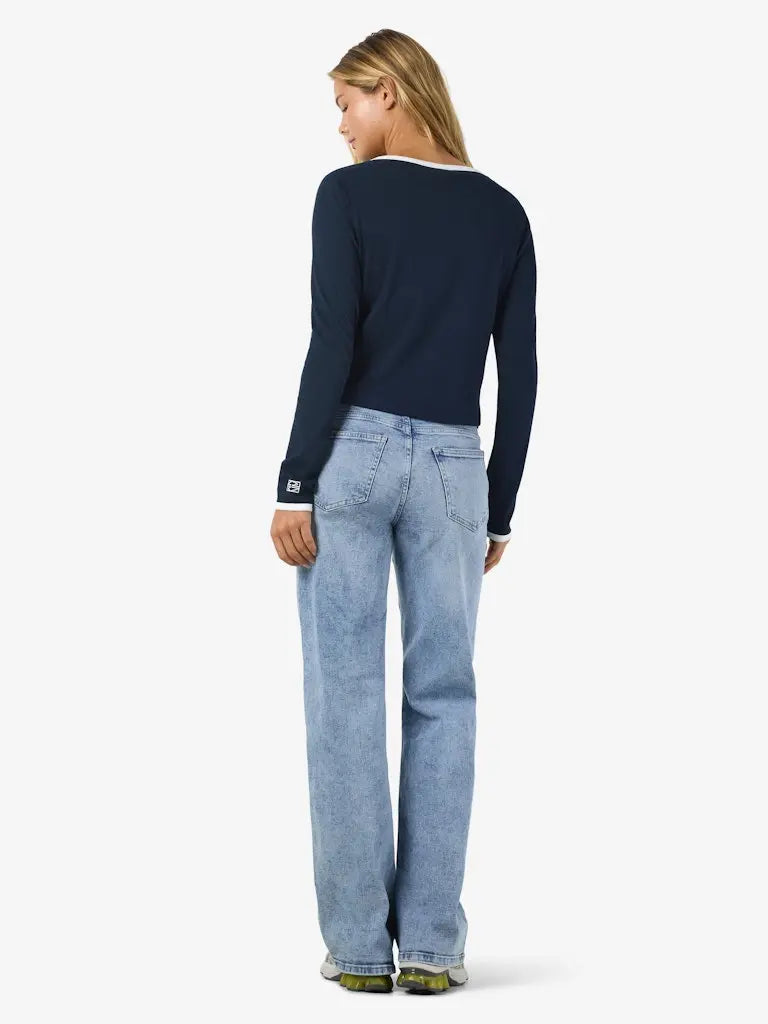 Judy Cardigan - Navy Blazer Detail Noisy May