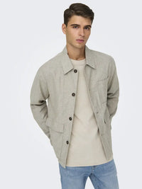 Kane Linjakke - Raw Ecru Only & Sons