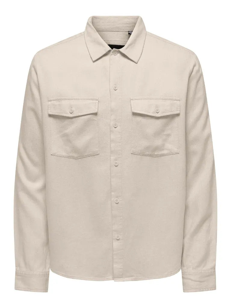 Kari Lin Overshirt 0075 - Oatmeal Only & Sons