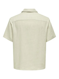 Kari Linskjorte Resort SS - Oatmeal Only & Sons