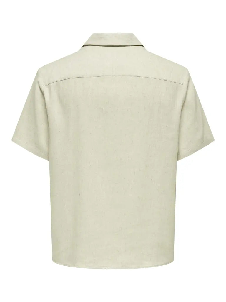 Kari Linskjorte Resort SS - Oatmeal Only & Sons