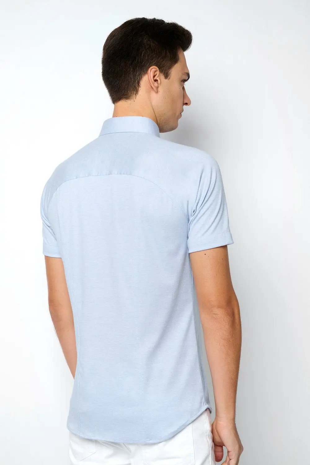 Kent Flex SS Shirt 100 - Light Blue DESOTO