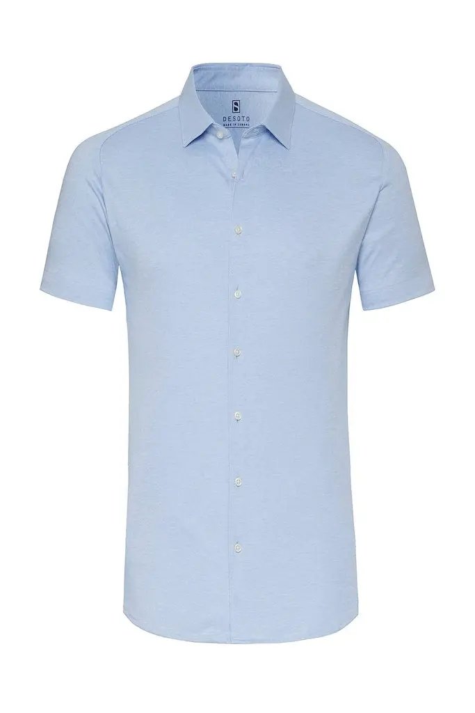 Kent Flex SS Shirt 100 - Light Blue DESOTO