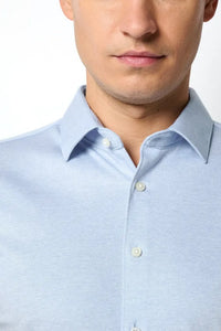 Kent Flex SS Shirt 100 - Light Blue DESOTO