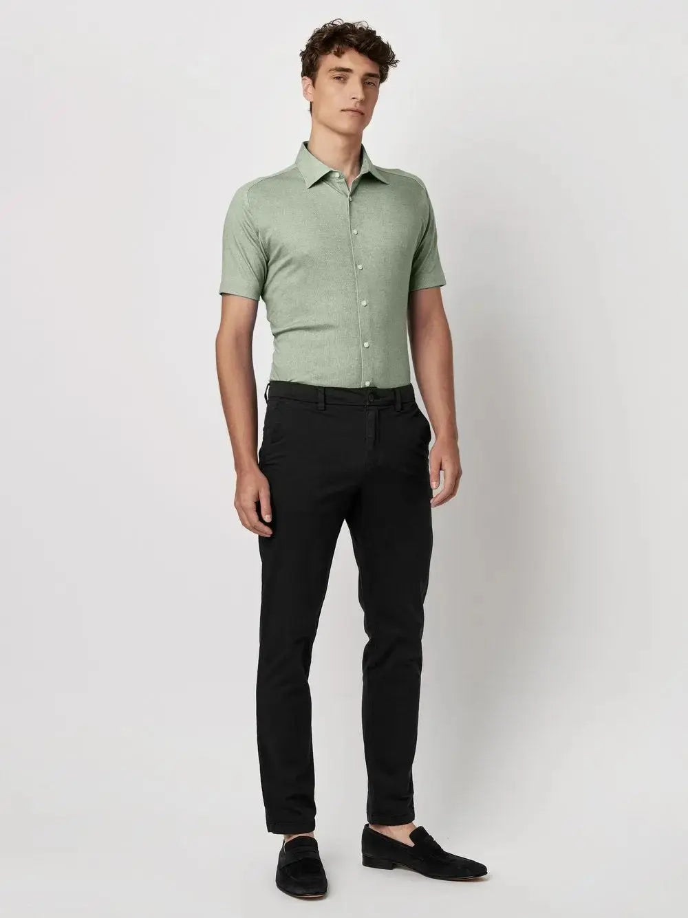 Kent Flex SS Shirt 606 - Green DESOTO