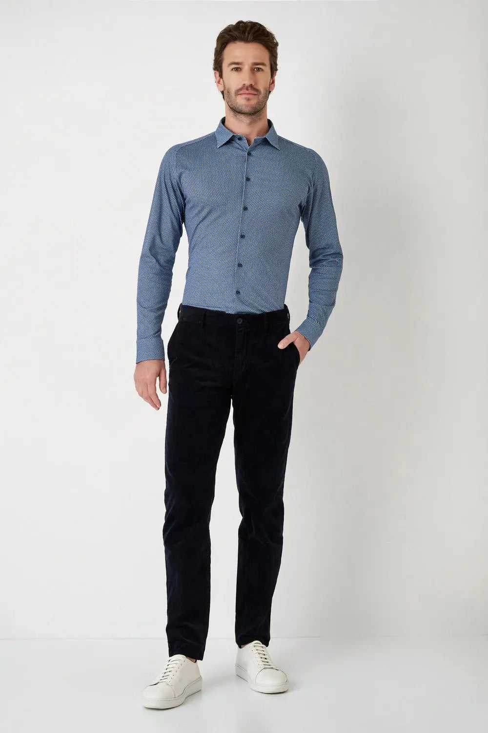 Kent Flex Shirt 522 - Medium Blue DESOTO