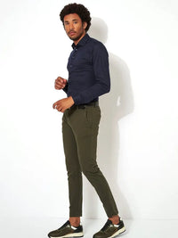 Kent Flex Shirt 598 - Navy Dots DESOTO