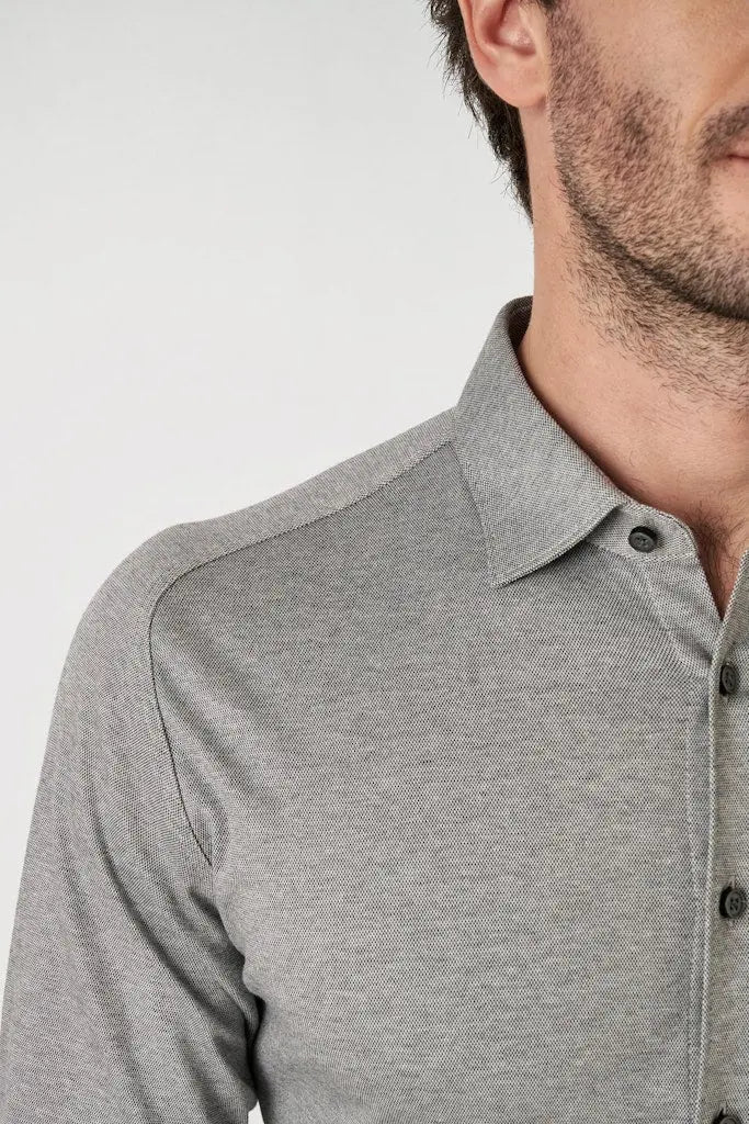 Kent Flex Shirt 710 - Light Grey DESOTO