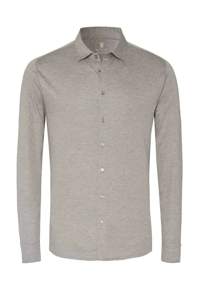 Kent Flex Shirt 710 - Light Grey DESOTO