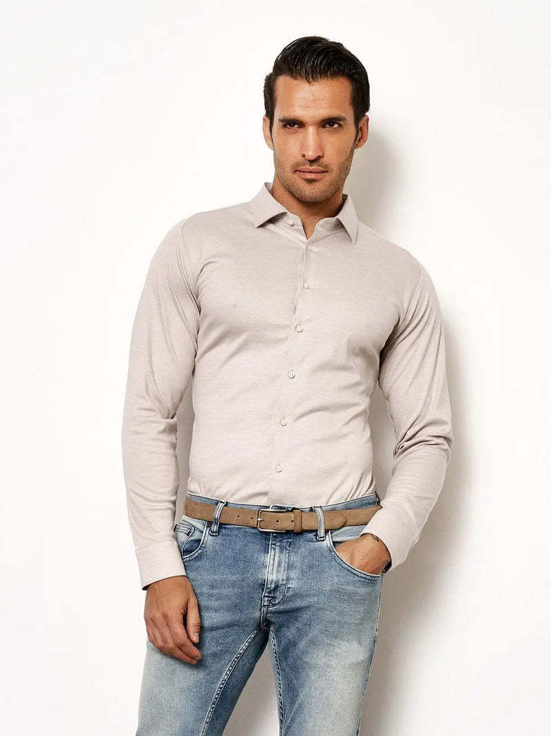 Kent Flex Shirt 804 - Sand DESOTO