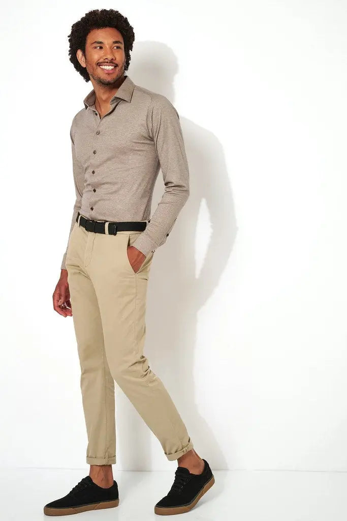 Kent Flex Shirt 850 - Light Brown DESOTO