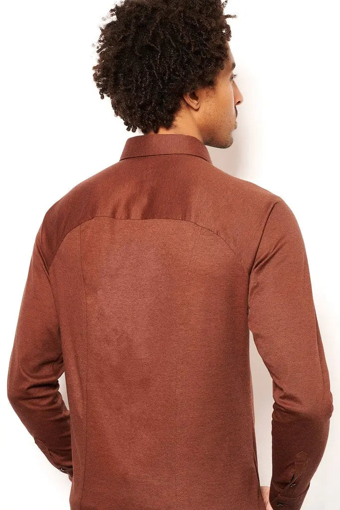 Kent Flex Shirt 851 - Rusty Brown DESOTO