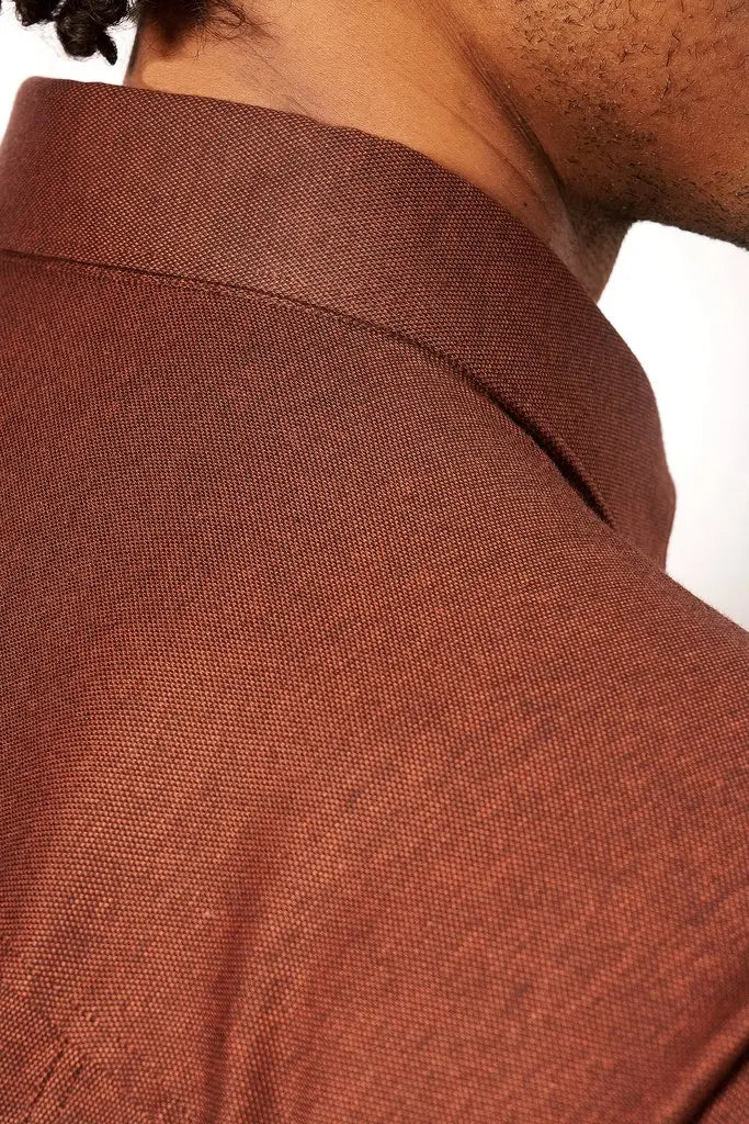 Kent Flex Shirt 851 - Rusty Brown DESOTO