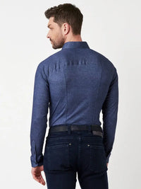 Kent Flex Shirt Twill 581 - Navy Twill DESOTO