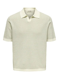 Kian Polo - Egret / Iceberg Green Only & Sons