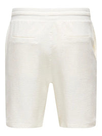 Kian Seersucker Shorts - Cloud Dancer Only & Sons