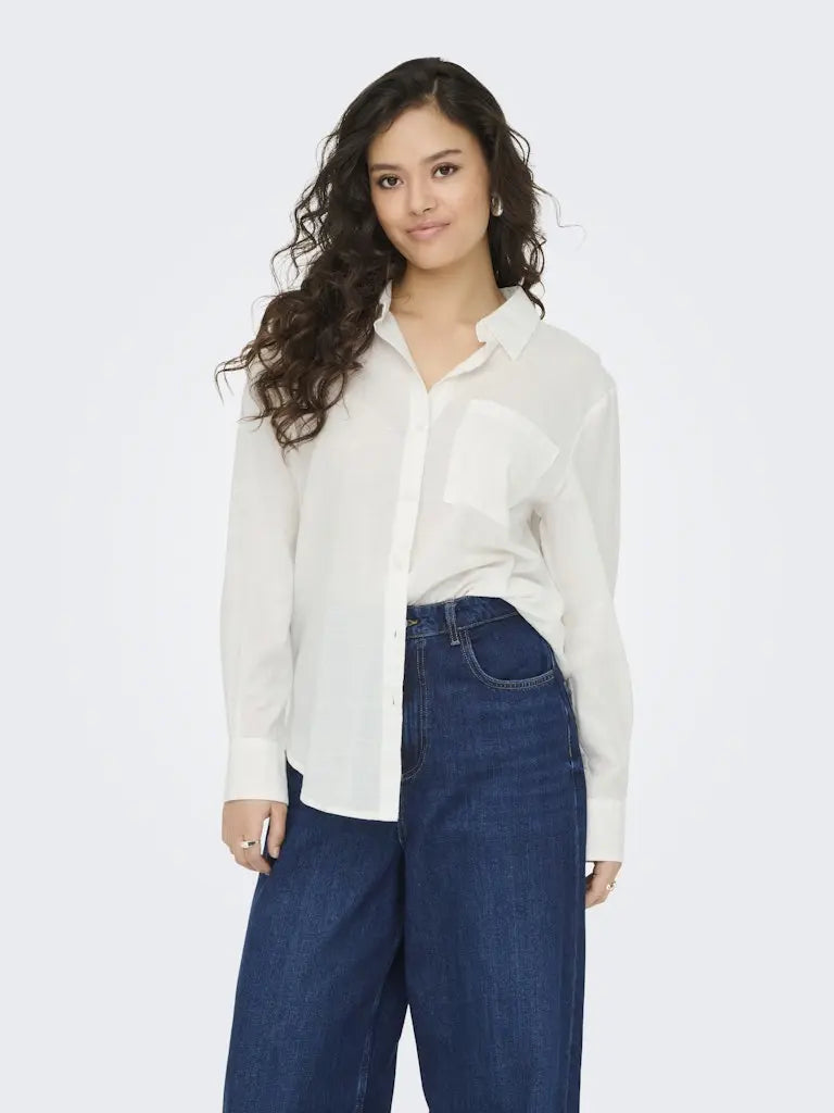 Kimie Skjorte - Cloud Dancer JDY