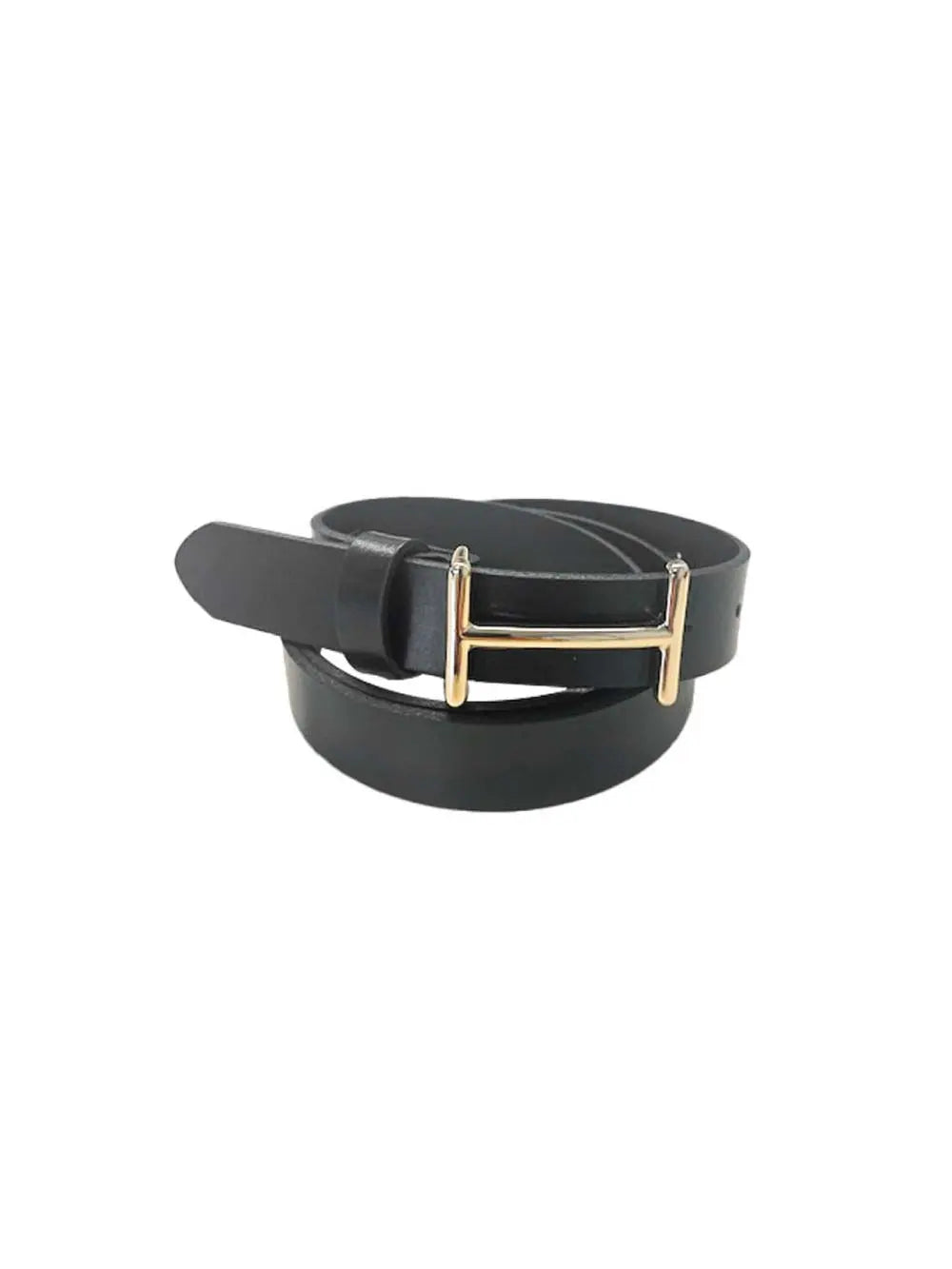 Klassisk belte m/gull spenne 011710 - Black Santi