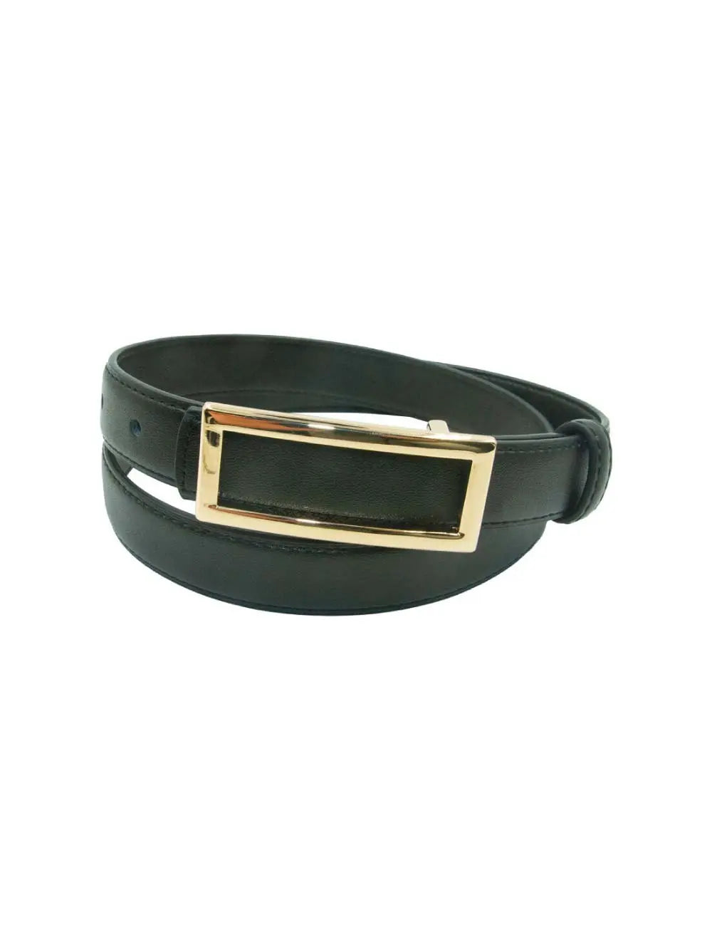 Klassisk belte m/gull spenne 013010 - Black Santi