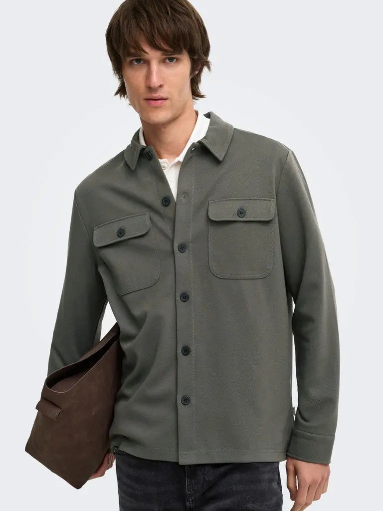 Kodyl Overshirt - Beluga Only & Sons