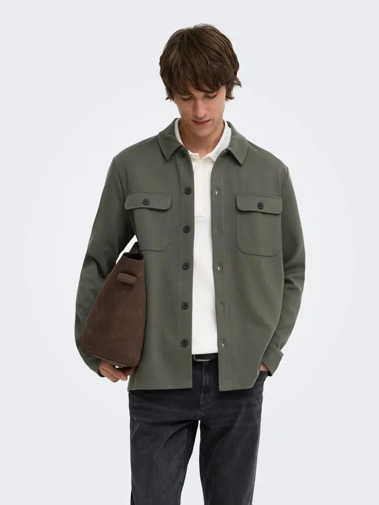 Kodyl Overshirt - Beluga Only & Sons