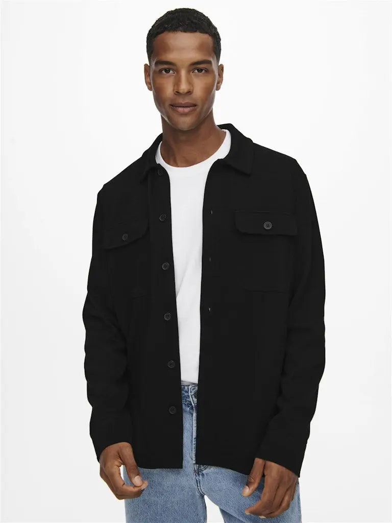 Kodyl Overshirt - Black Only & Sons