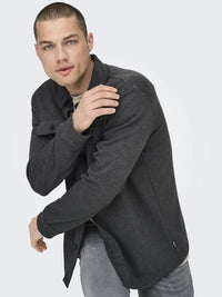 Kodyl Overshirt - Dark Grey Melange Only & Sons