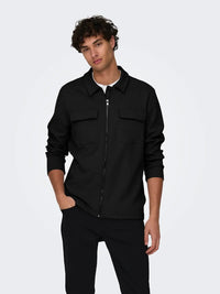 Kodyl Overshirt Full Zip - Black Only & Sons