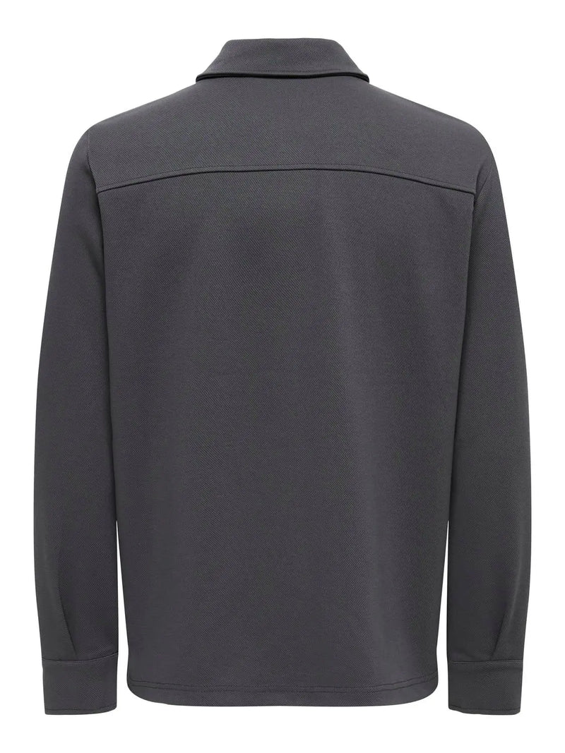 Kodyl Overshirt - Grey Pinstripe Only & Sons
