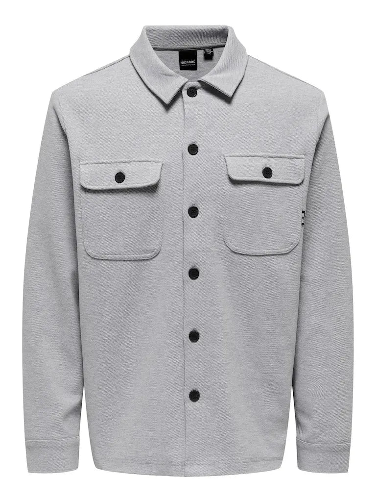 Kodyl Overshirt - Light Grey Melange Only & Sons