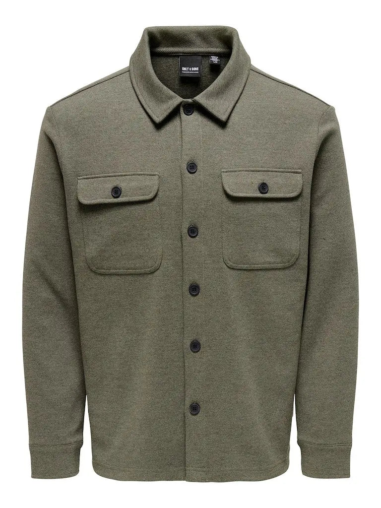 Kodyl Overshirt - Rosin Melange Only & Sons