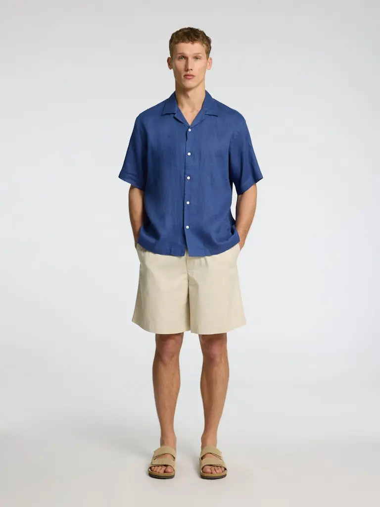 Kylian Linskjorte SS - Oceana Selected Homme