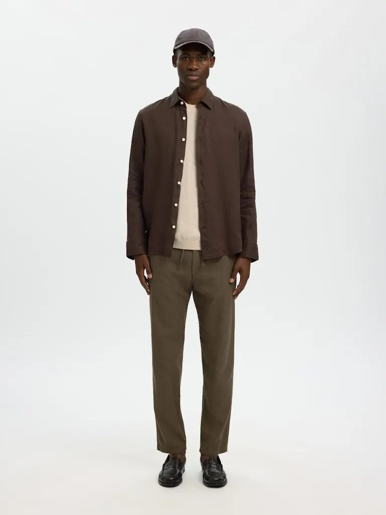 Kylian Regular Linskjorte - Delicioso Selected Homme
