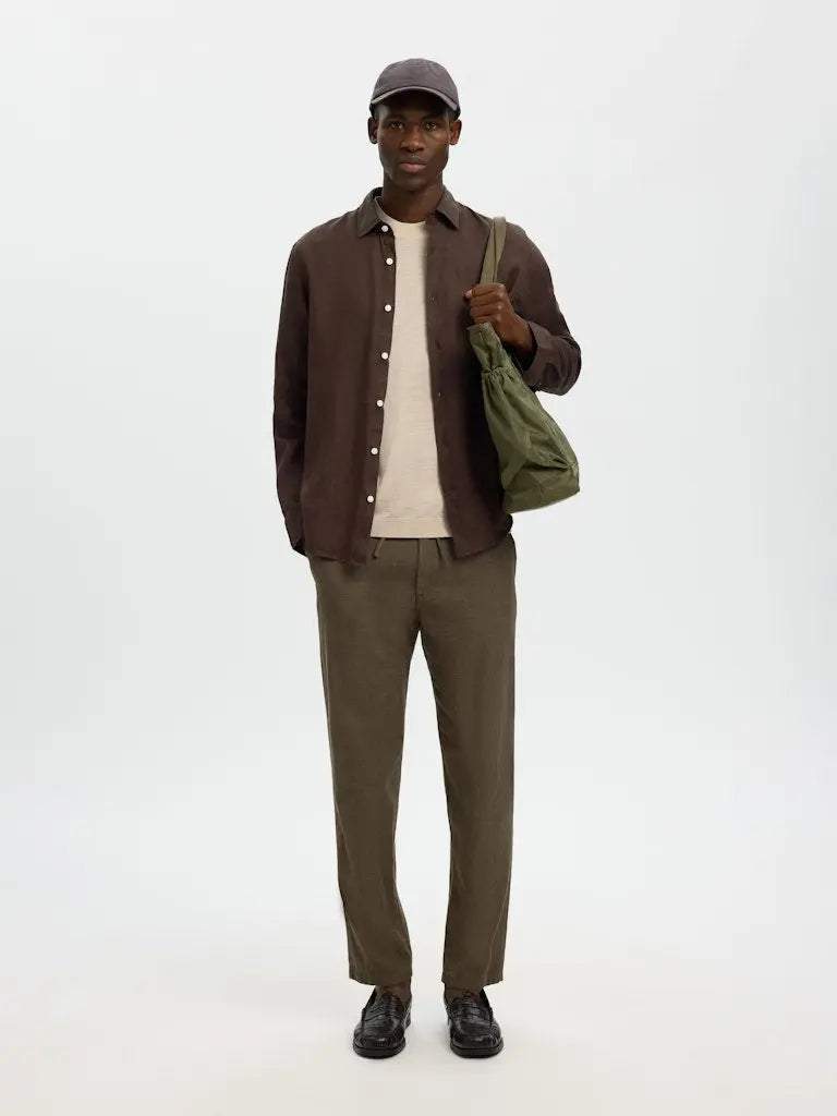 Kylian Regular Linskjorte - Delicioso Selected Homme