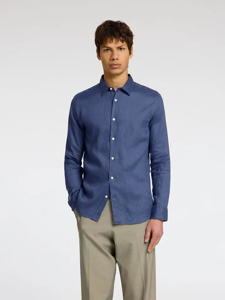 Kylian Regular Linskjorte - Oceana Selected Homme