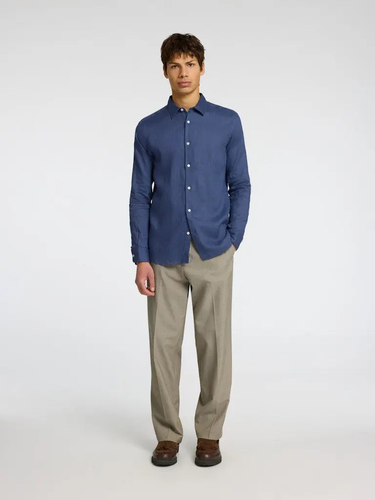 Kylian Regular Linskjorte - Oceana Selected Homme