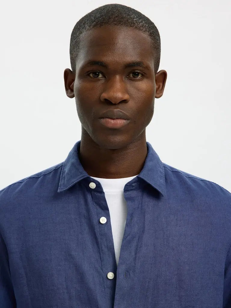 Kylian Regular Linskjorte - Oceana Selected Homme