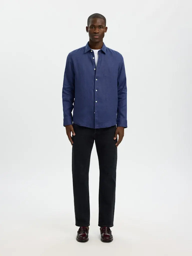 Kylian Regular Linskjorte - Oceana Selected Homme