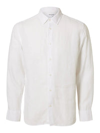 Kylian Regular Linskjorte - White Selected Homme