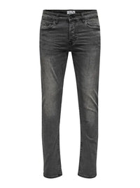 LOOM Flex Jeans Slim 0447 Washed - Black Washed Only & Sons