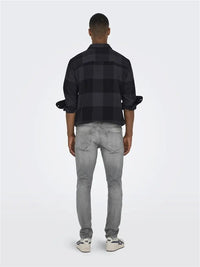 LOOM Flex Jeans Slim 3227 - Grey Denim Only & Sons