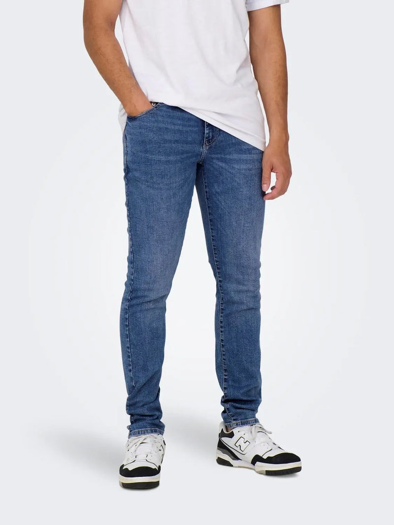 LOOM Flex Jeans Slim 6756 - Medium Blue Denim Only & Sons