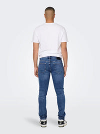 LOOM Flex Jeans Slim 6756 - Medium Blue Denim Only & Sons