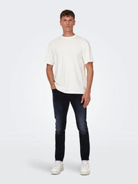 LOOM Flex Jeans Slim 6921 - Blue Black Denim Only & Sons