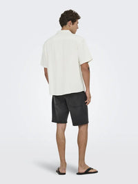 Latham Resort Skjorte - Cloud Dancer Only & Sons