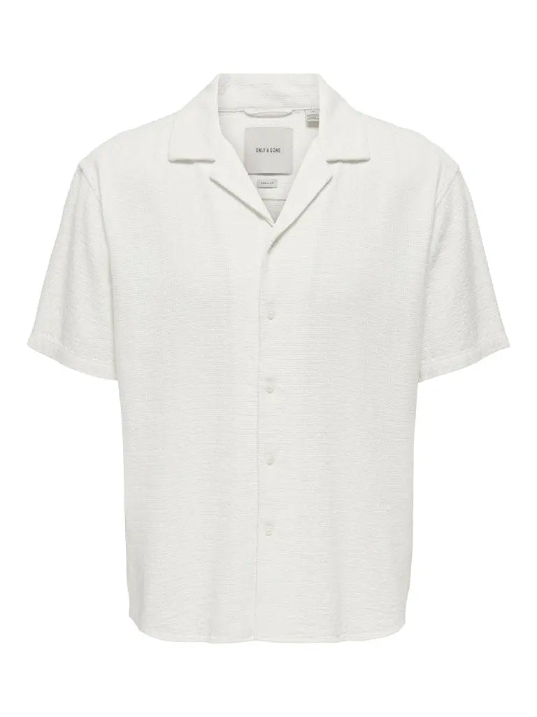 Latham Resort Skjorte - Cloud Dancer Only & Sons