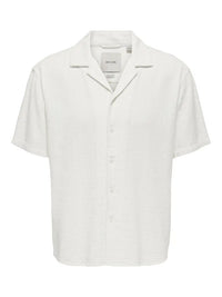 Latham Resort Skjorte - Cloud Dancer Only & Sons