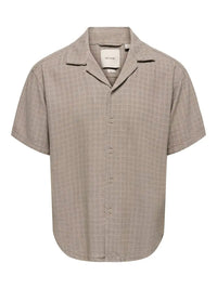 Latham Resort Skjorte - Desert Taupe Only & Sons