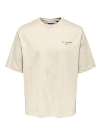 Les Relaxed T-Shirt - Eggnog Only & Sons