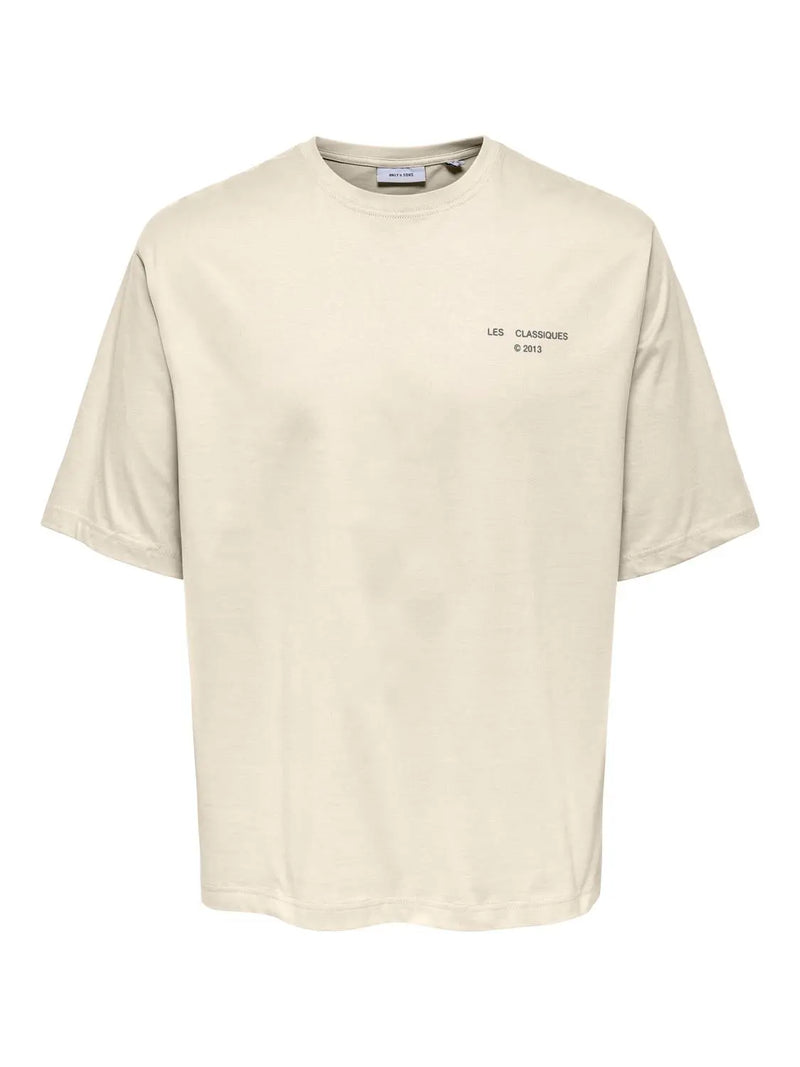 Les Relaxed T-Shirt - Eggnog Only & Sons